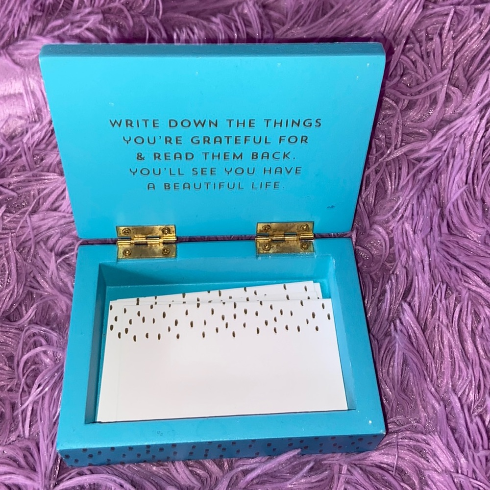 “Gratitude Box”  (: